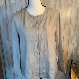 Eileen Fisher silk blouse. Size L
